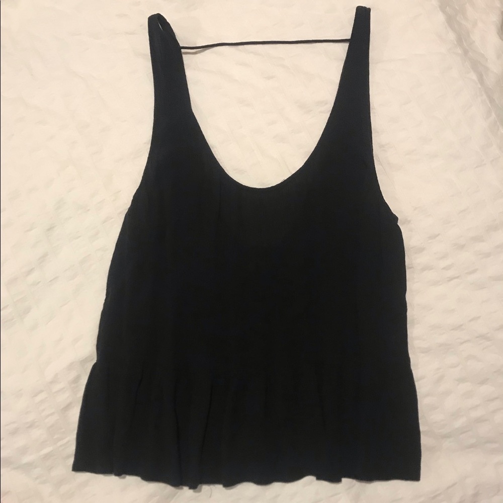 Free People Black Tank